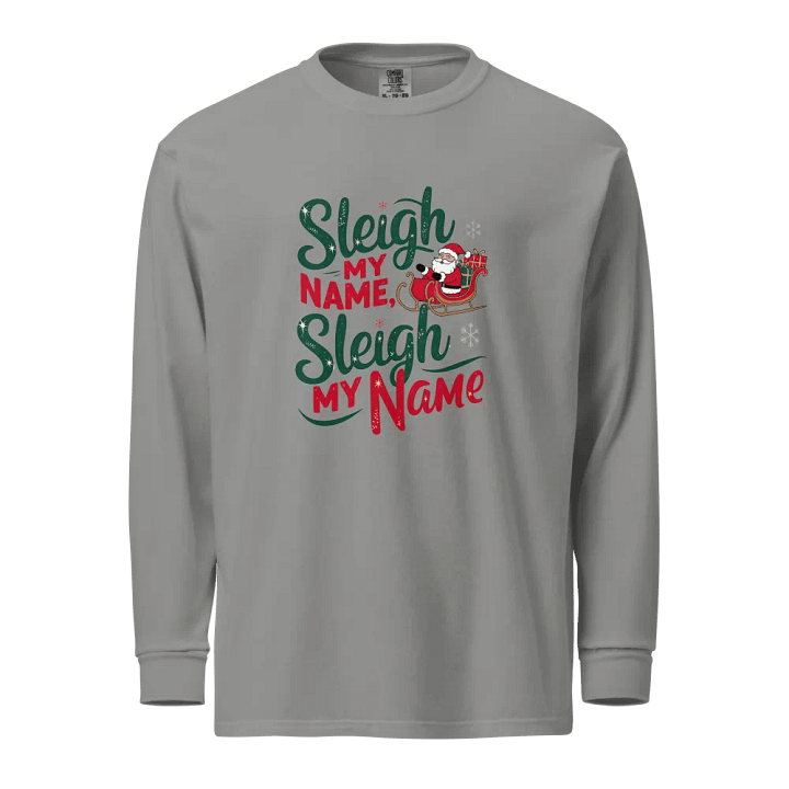 Festive Santa Sleigh Long Sleeve Shirt product image (9)