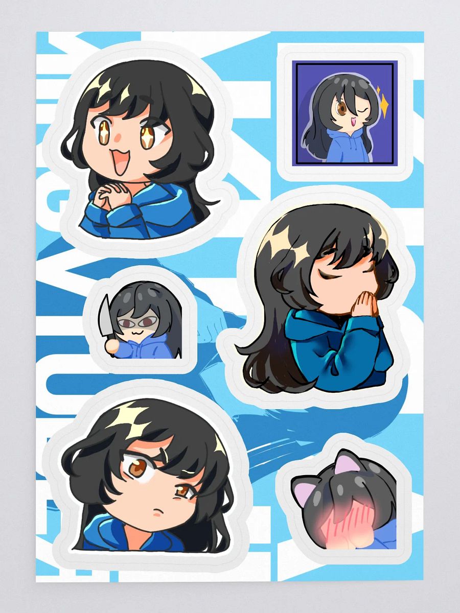 Emotes Pack 1 Sticker Sheet product image (3)