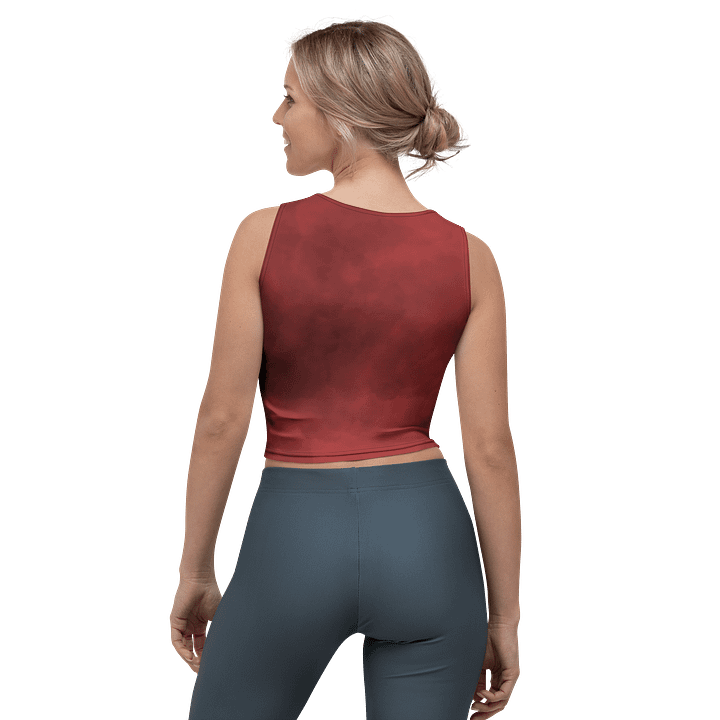 Crimson Cloud All-Over Crop Top product image (2)