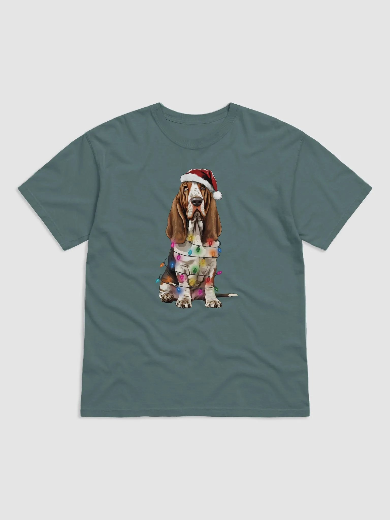 Funny Basset Hound Christmas T-Shirt for Basset Hound Paw-rents product image (4)