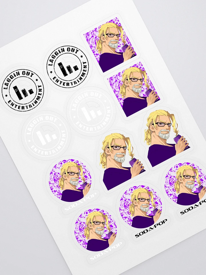 Laggin'Out sticker sheet product image (1)