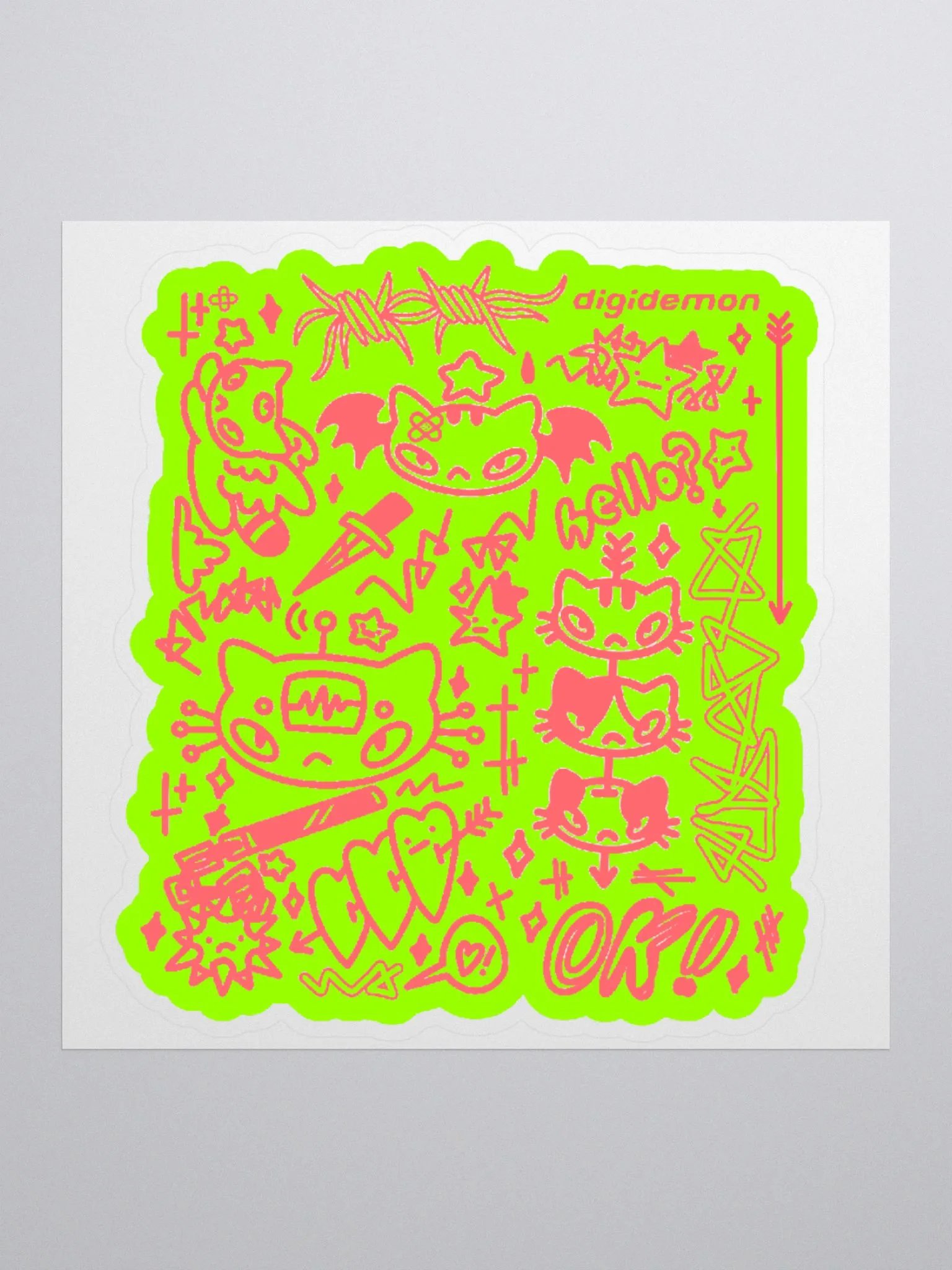 DigiCat Collage - Sticker product image (1)