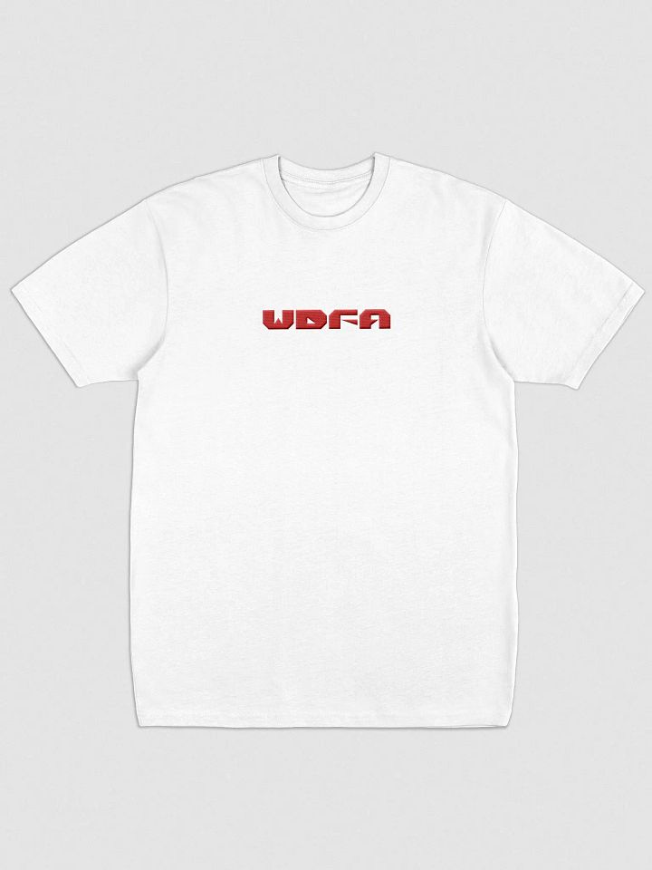 WDFA Logo T Shirt (Red Embroidered) product image (2)