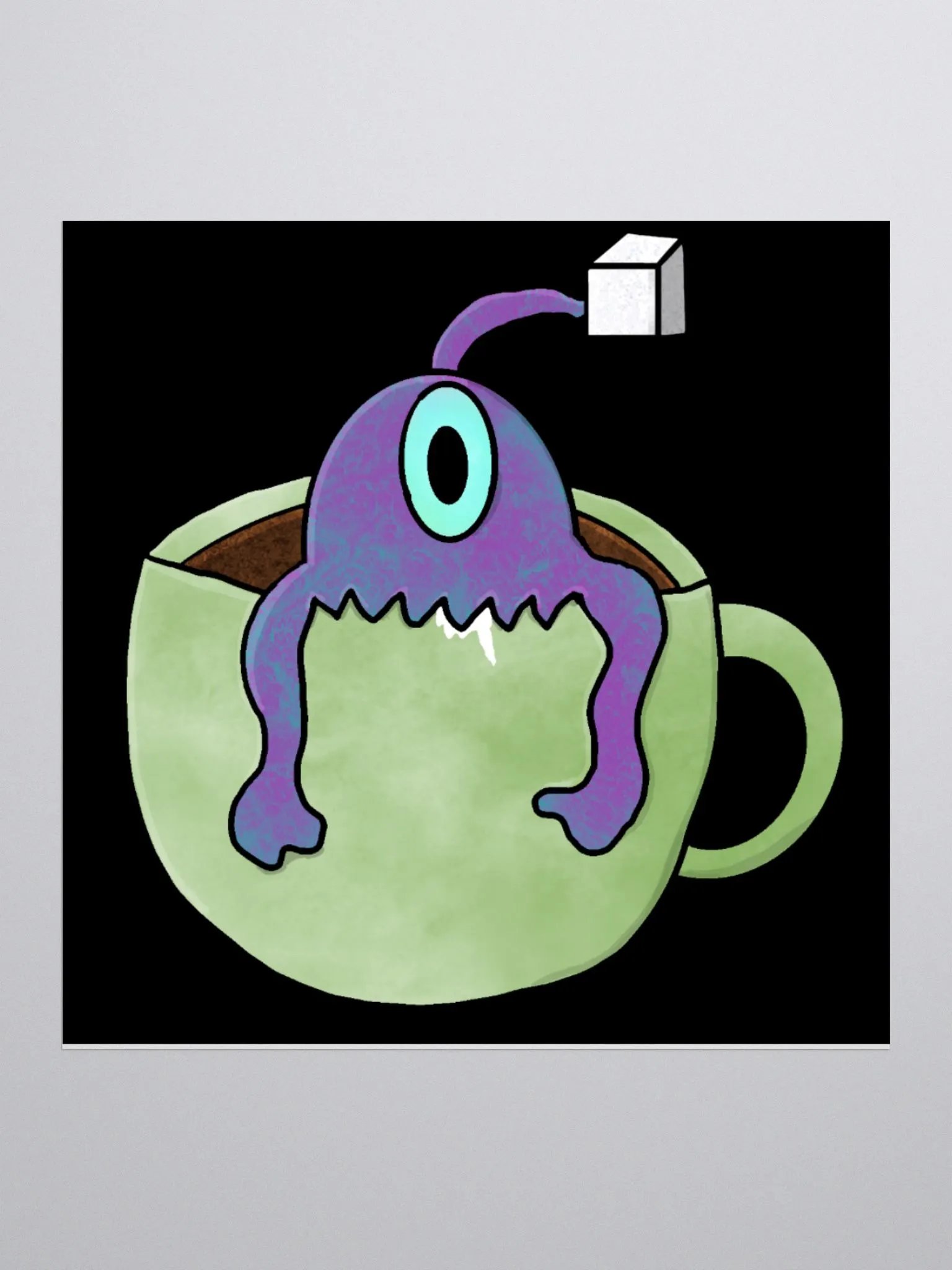 Teacup Monster - Sticker product image (2)