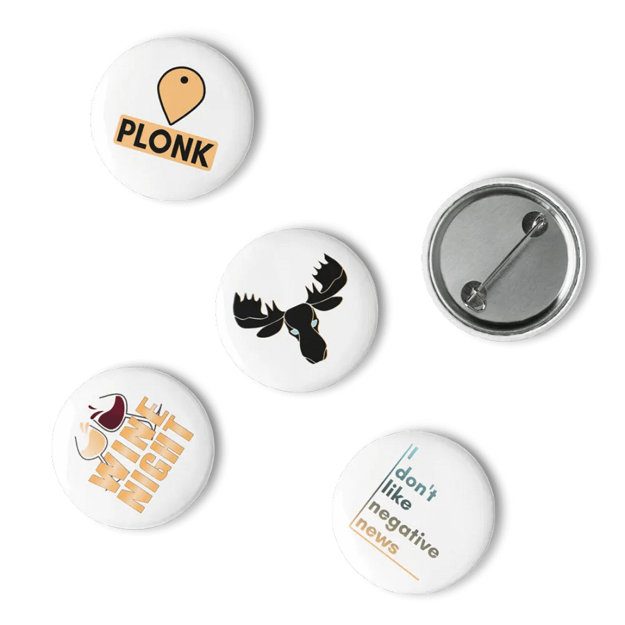 Madish Moose Pin Buttons product image (4)