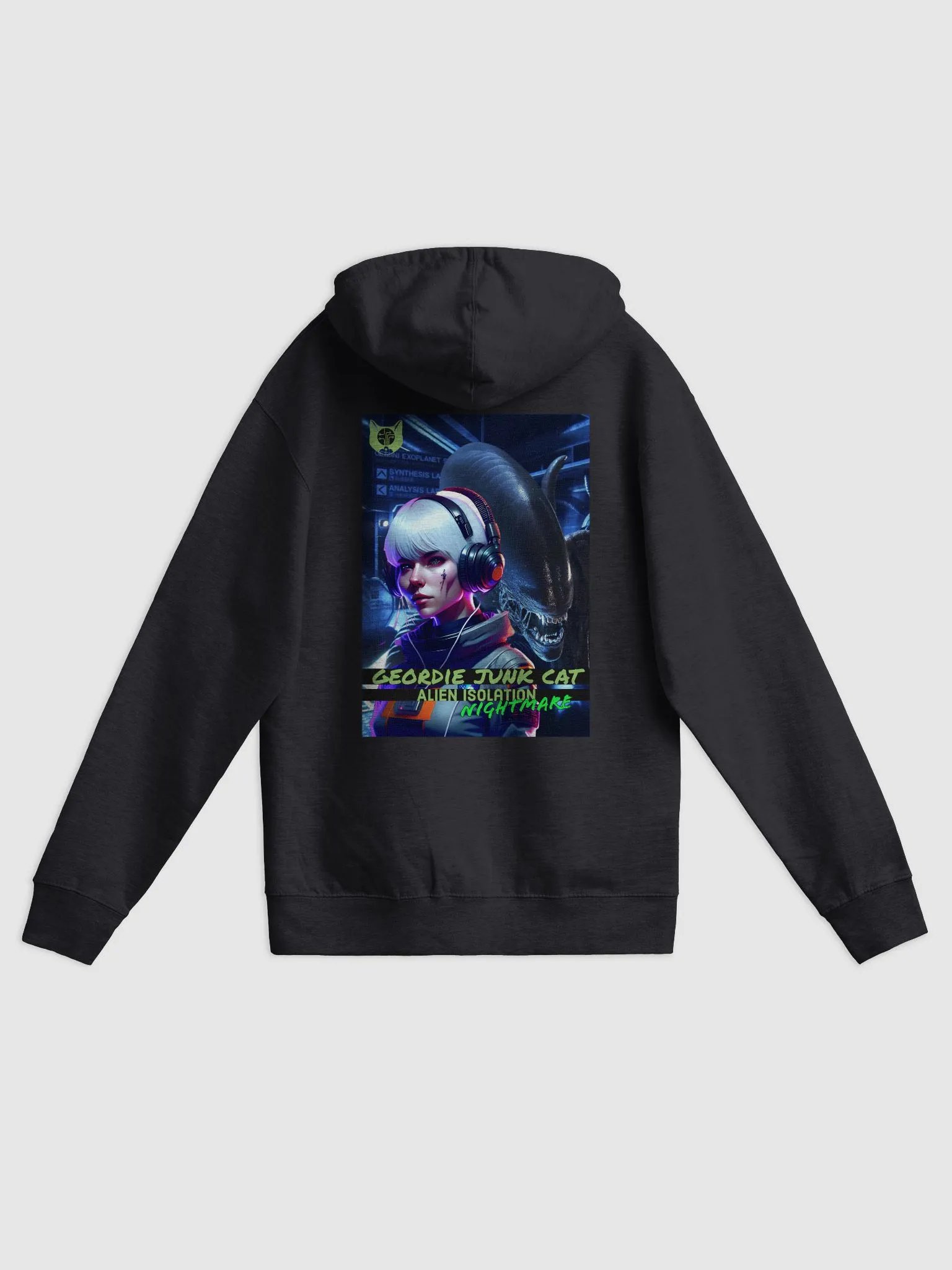 ALIEN:ISOLATION THREE Back Print Zip-Up Hoodie (US SHIPPING) product image (1)