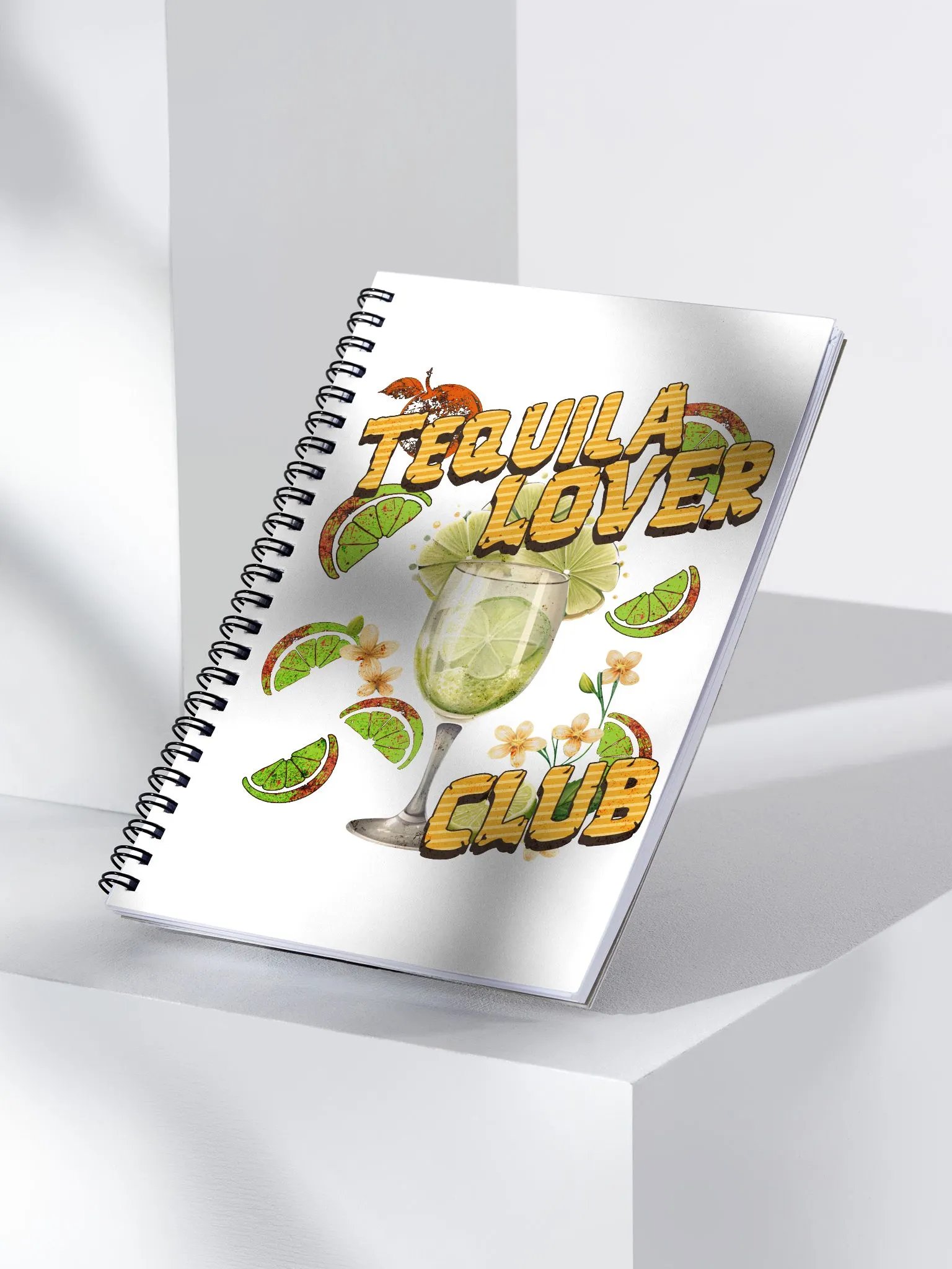 Tequila Lover Club Lime & Love Spiral Notebook product image (3)