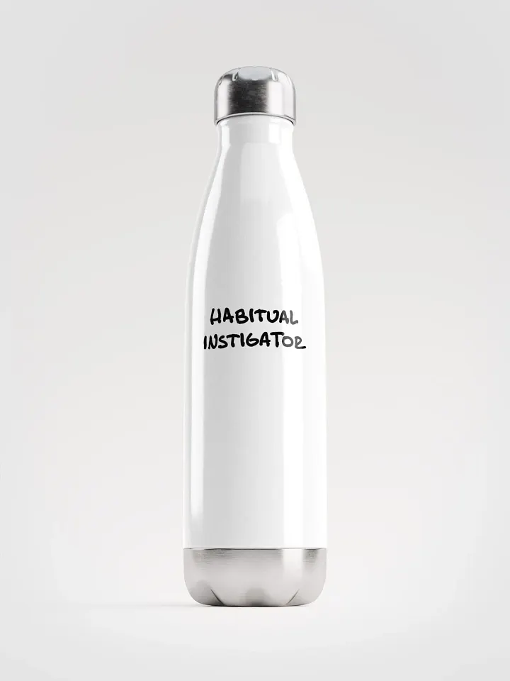 Habitual Instigator stainless steel water bottle product image (1)