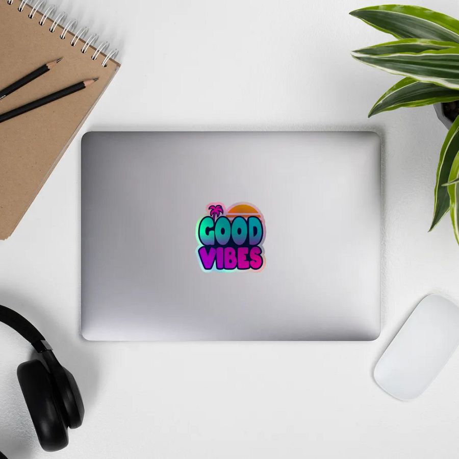 HOLOGRAPHIC GOOD VIBES product image (11)