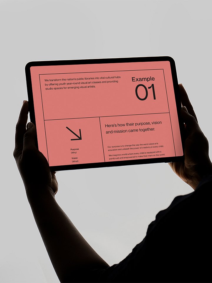 Motto® Purpose, Vision, Mission Workbook product image (2)