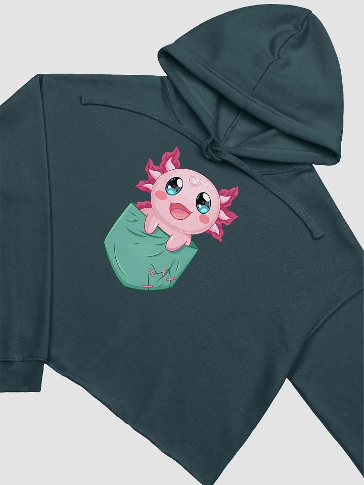 Pocket ChitChat the Axolotl Crop Hoodie product image (1)