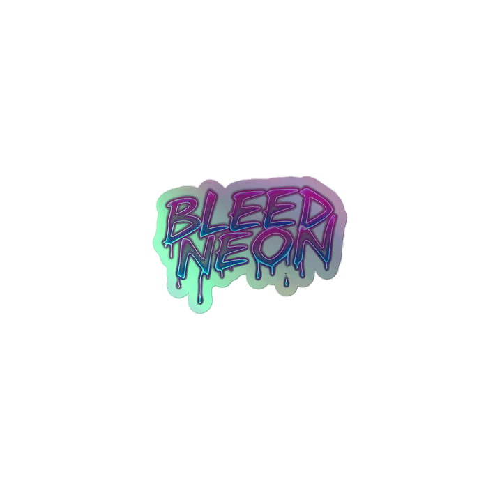 Bleed Neon Holographic Stickers product image (1)