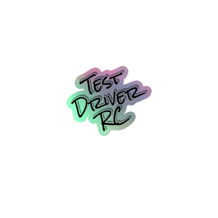 Test Driver RC HOLO STICKER product image (1)