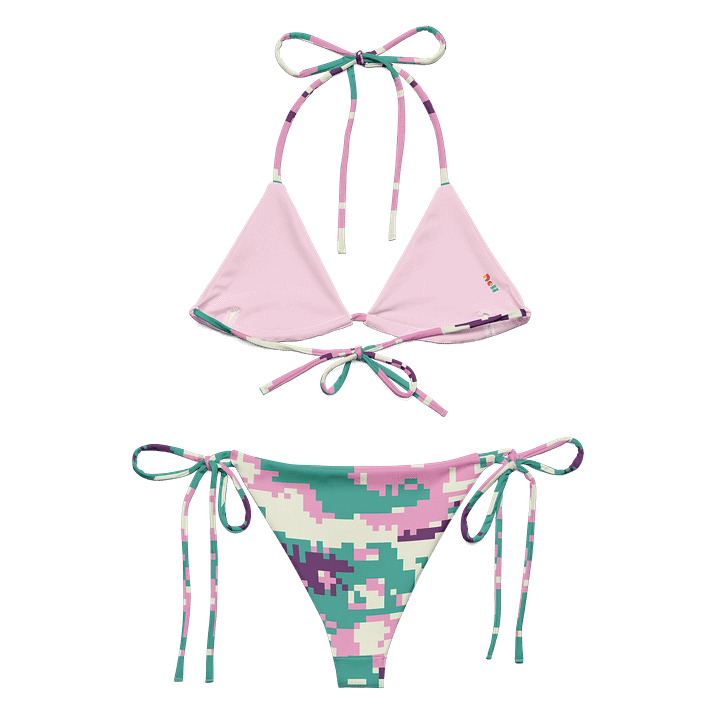 Pixelated Paradise String Bikini Set product image (1)