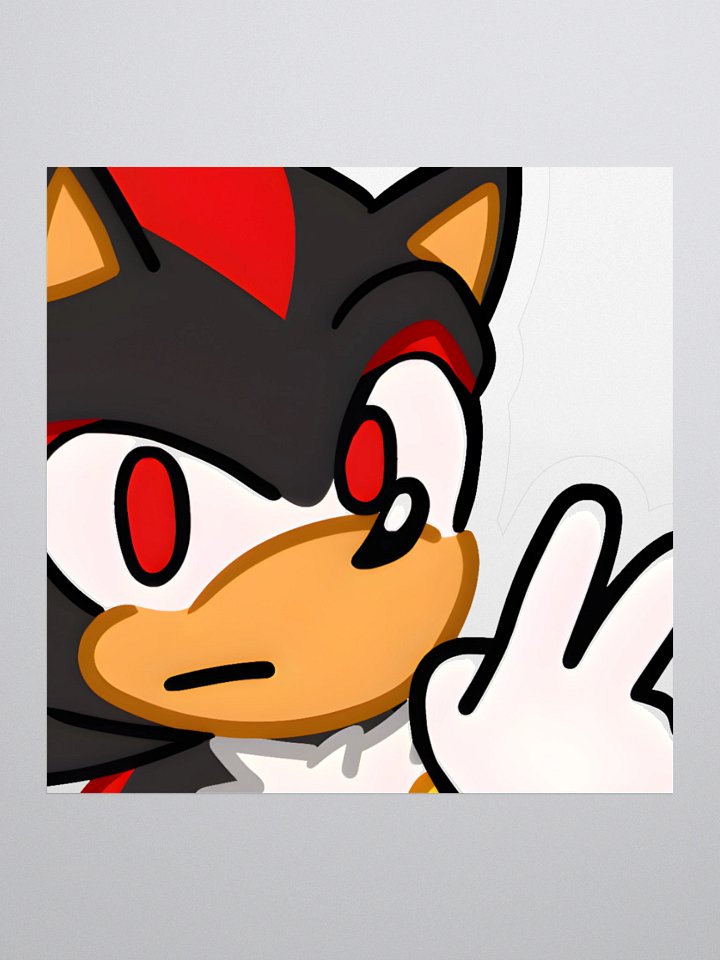Spiky Gesture Kiss Cut Stickers product image (1)