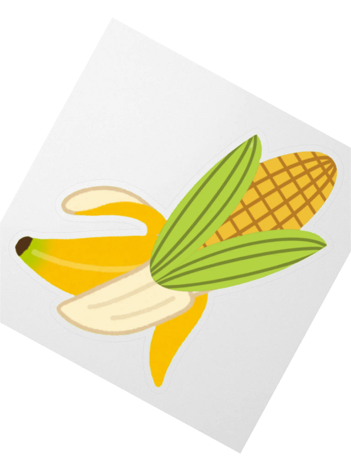 Banana Corn Sticker - Show Your Support with Style - Accessories product image (2)