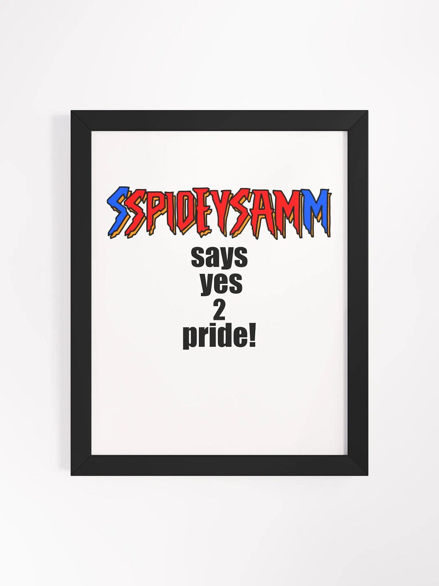 SspideysamM pride poster product image (1)