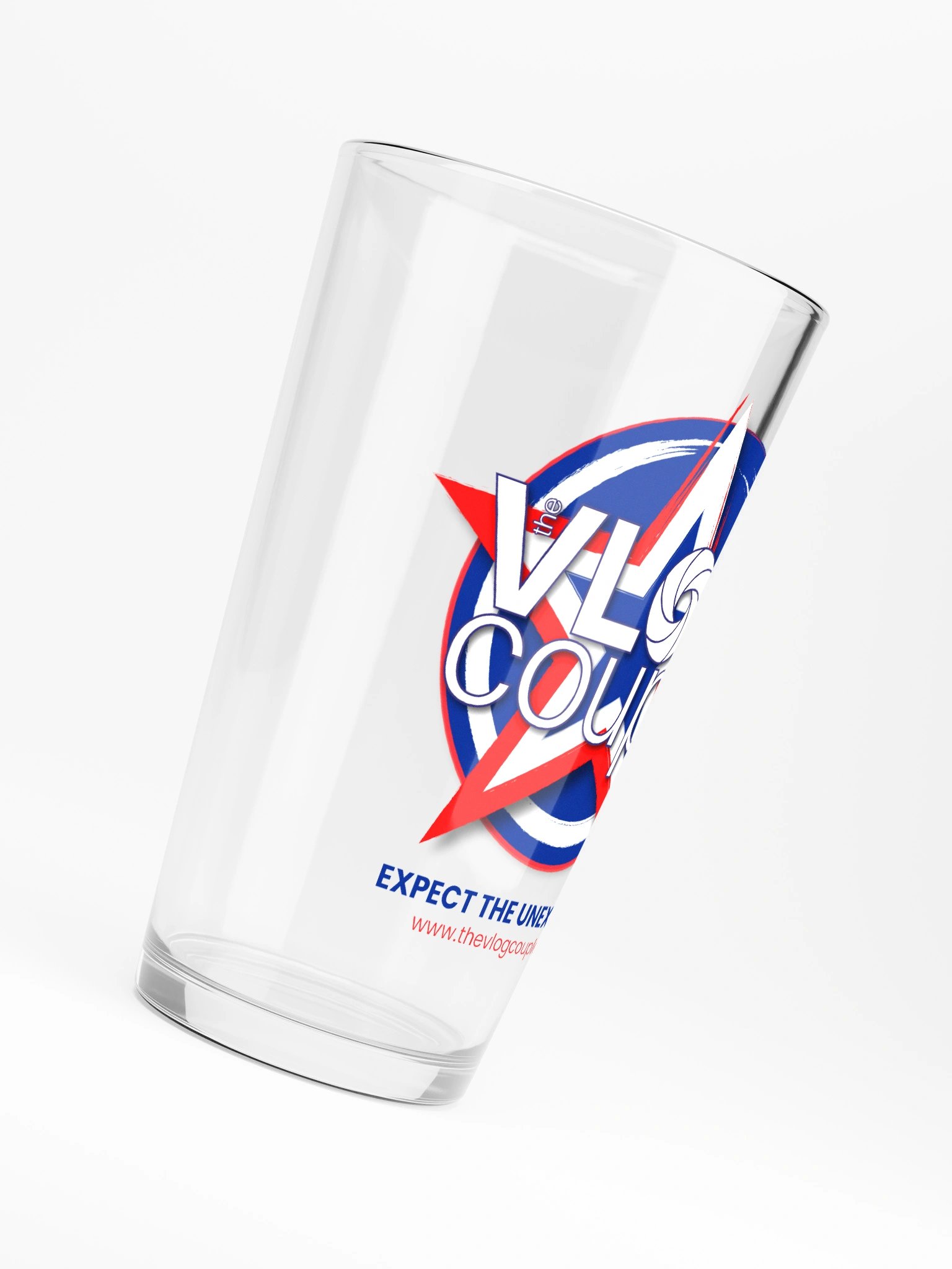 The Vlog Couple Beer Glass product image (6)