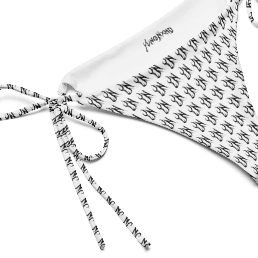 YN Checker Print Bikini Bottom product image (3)