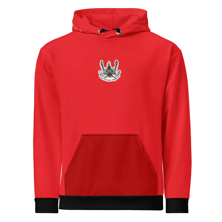 Red Twin Anchor Marco tug Hoodie product image (2)