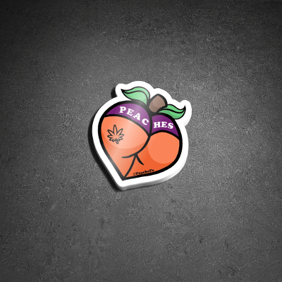 Peaches Cheeks Sticker (2pack) product image (3)