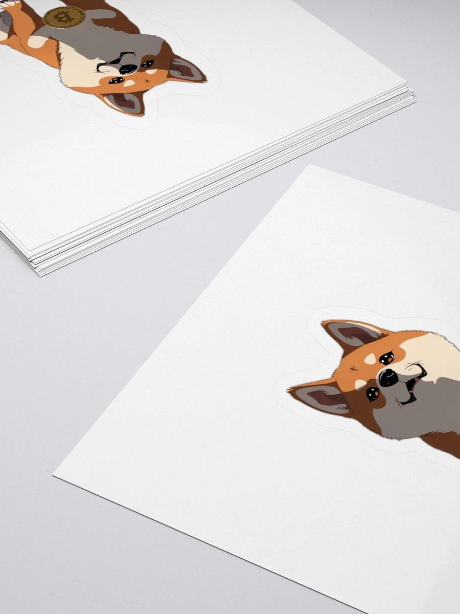 Bitcoin Shiba Inu Sticker – Crypto Meme Dog Vinyl Decal product image (4)