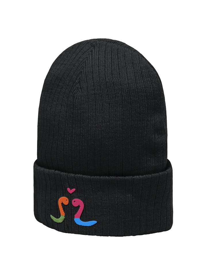 Gummy Worms in Love Ribbed Knit Beanie product image (7)