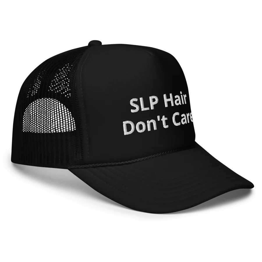 SLP Hair Don't Care - Funny Embroidered Hat Trucker Cap product image (3)