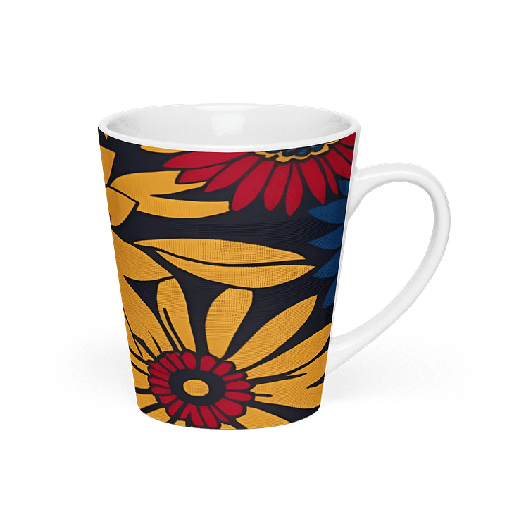 Bold Blossom Latte Mug product image (2)