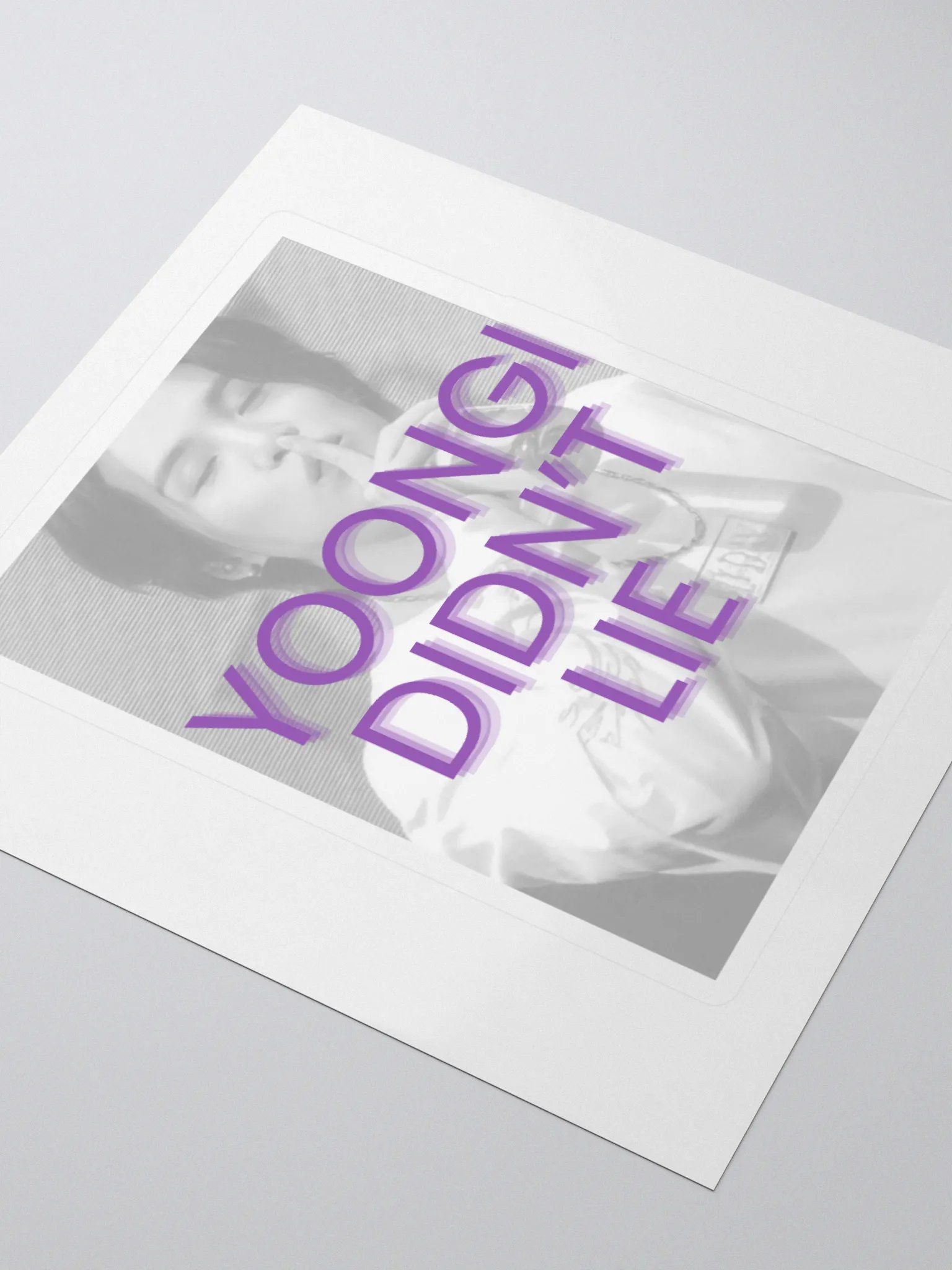 Yoongi didn´t lie Sticker product image (3)