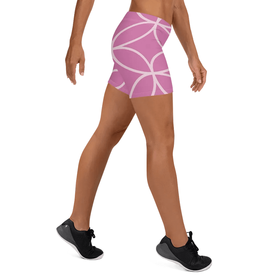 Shorts OneVamps pink white color product image (9)
