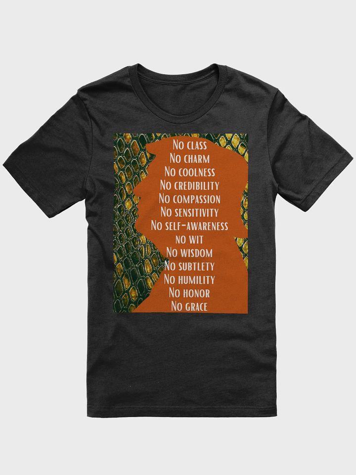 No Class, No Charm, No Wisdom Donald Trump Silouhette T-Shirt product image (1)