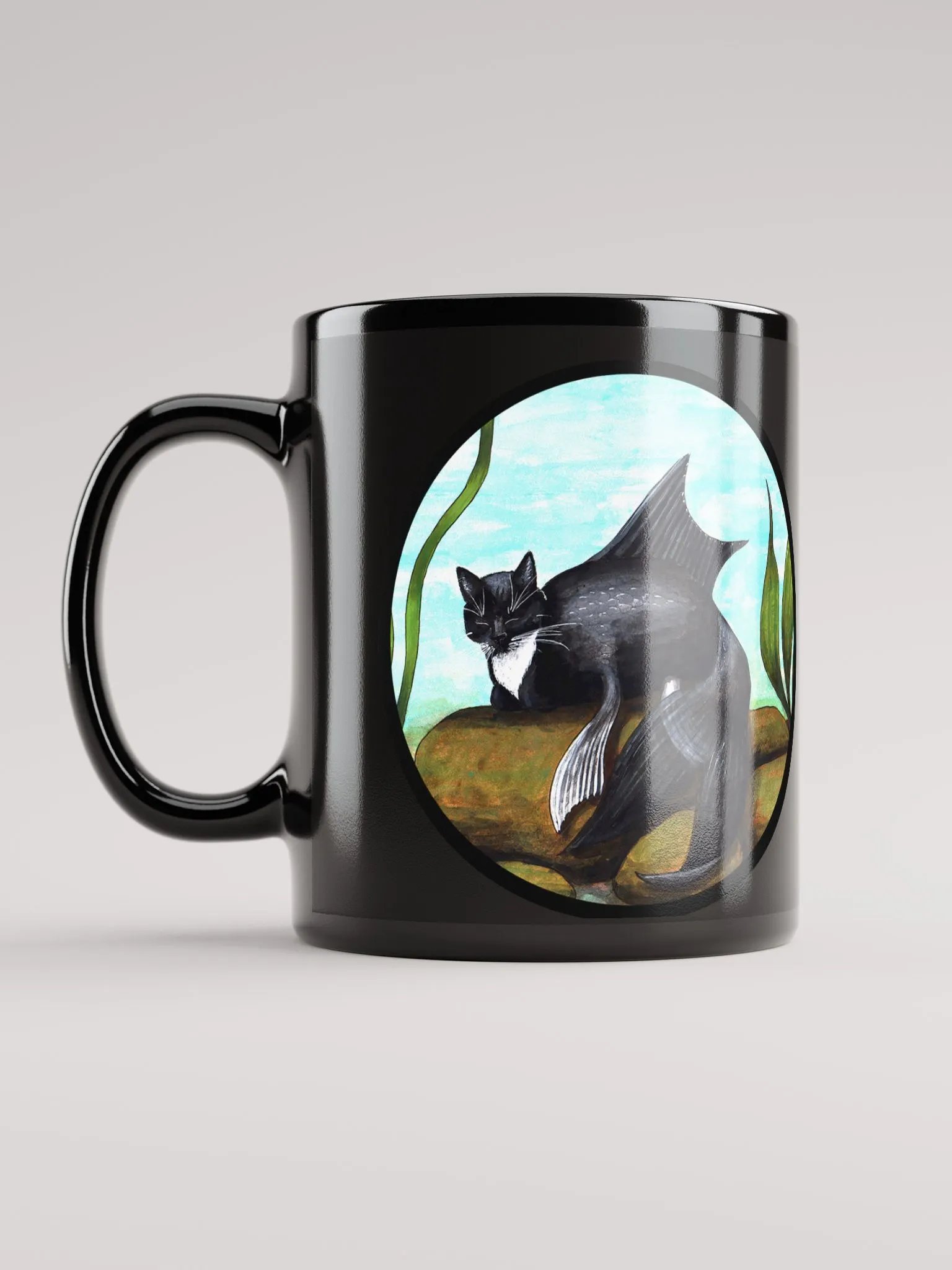 Mermeow Tuxedo Mug product image (11)