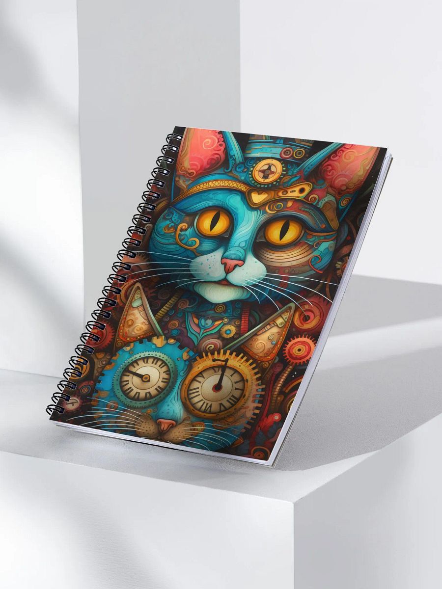 Steampunk Cats Spiral Notebooks product image (3)