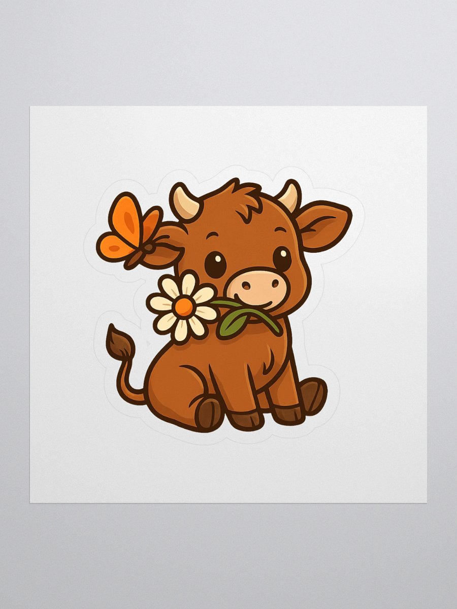 Moo-velous Cow Kiss Cut Stickers product image (1)