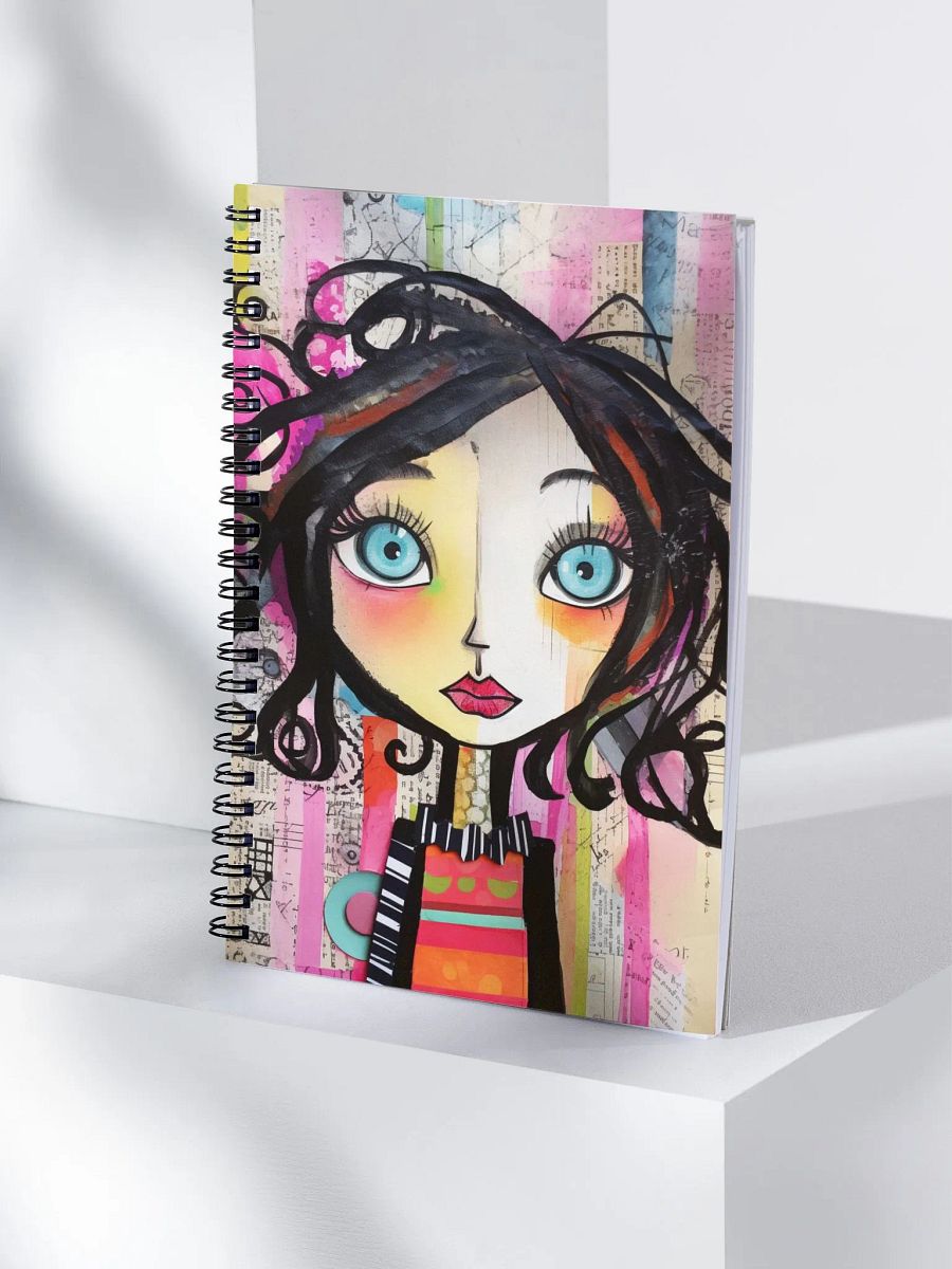 Aida Artwell Whimsical Curiosity Spiral Notebook product image (4)