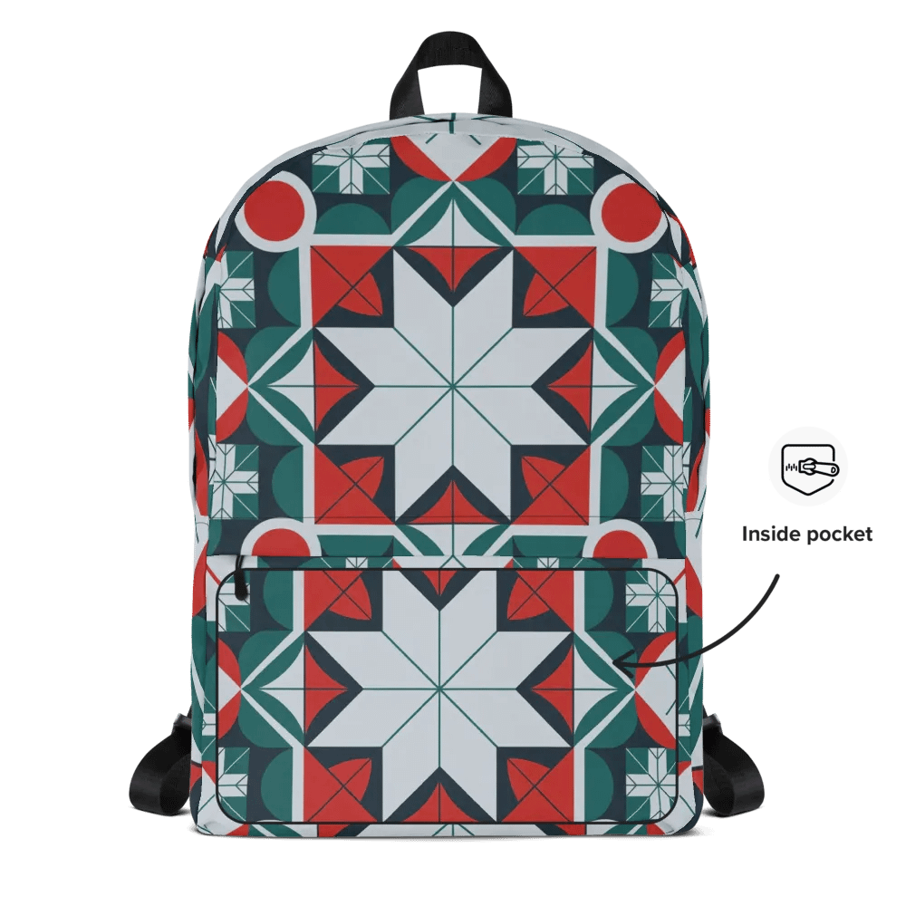 Kaleidoscope patterned All-Over Backpack product image (4)