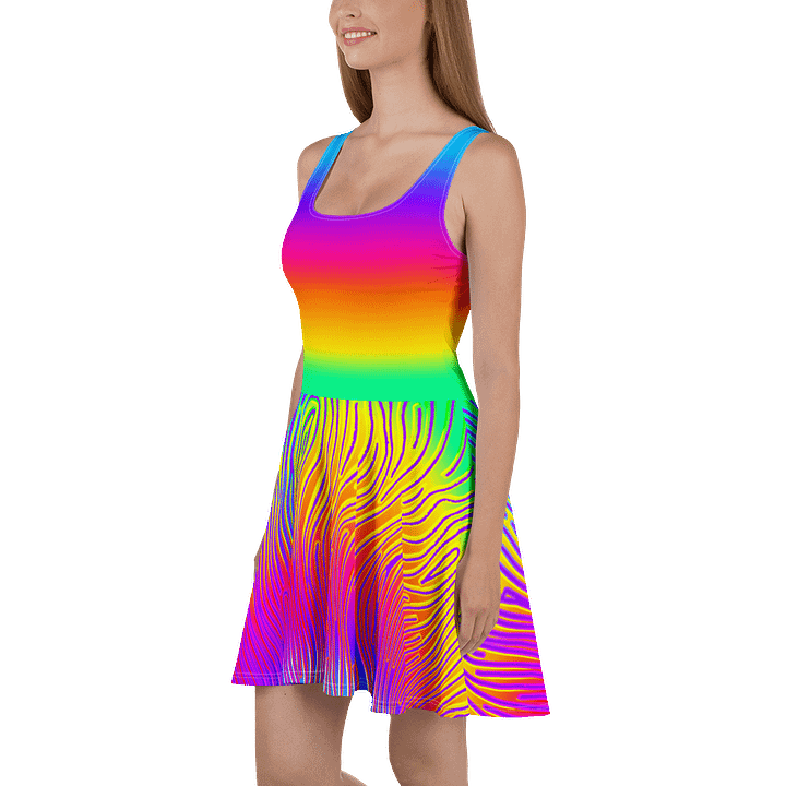 The 80s Vomited On Me Skater Dress product image (1)