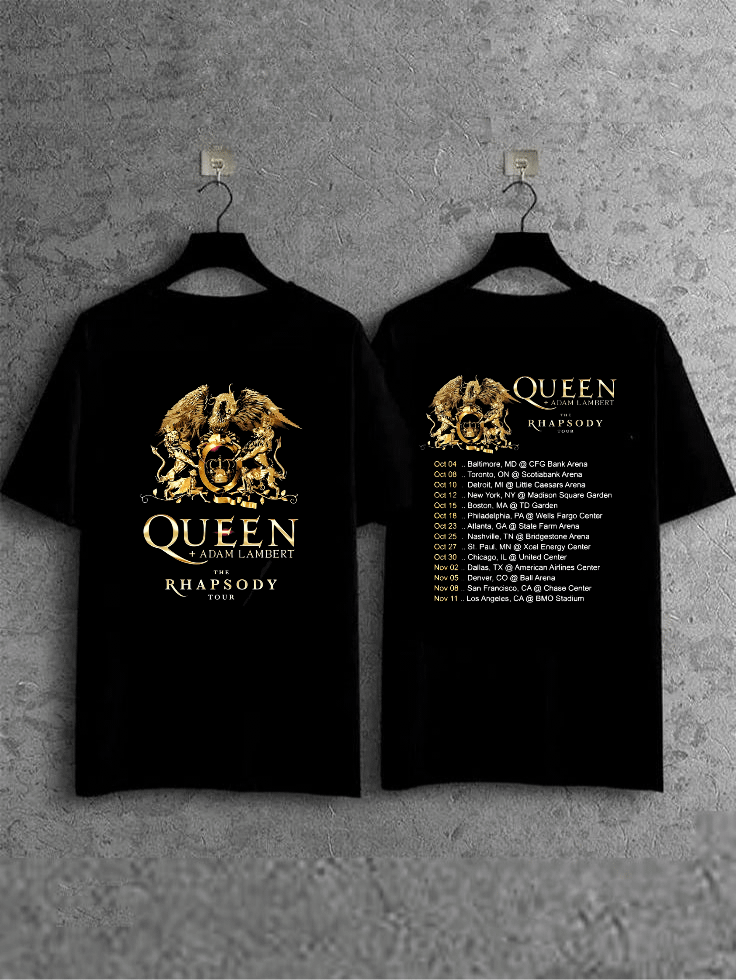 Queen Adam Lambert The Rhapsody Tour Unisex T-Shirt product image (1)