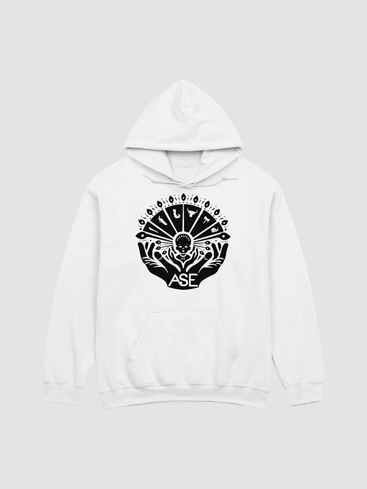 White Unisex Ase Hoodie product image (1)