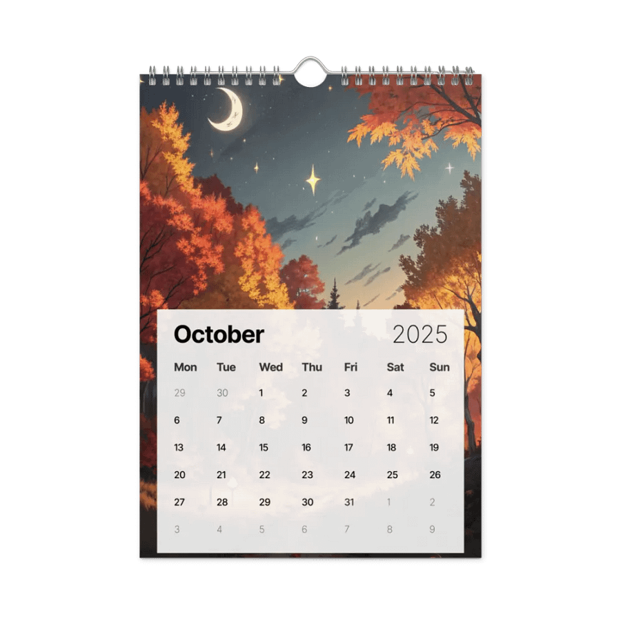 MAGICAL ANIME SEASONS WALL CALENDAR 2025 product image (12)