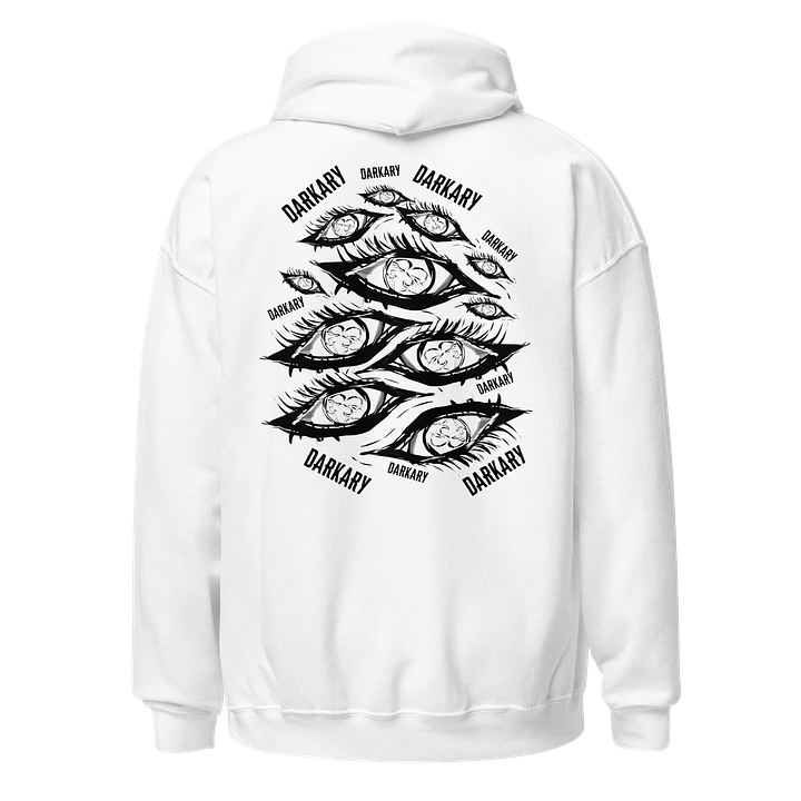 DARKARY Eyes White Hoodie product image (1)
