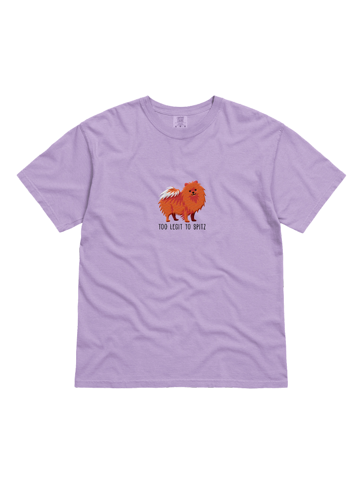 Too Legit to Spitz T-Shirt(Embroidered) of a Pomeranian(Red) product image (31)
