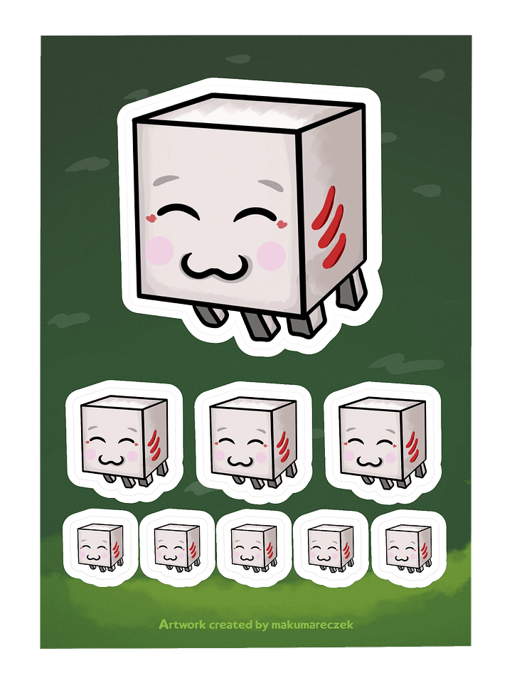 Happy Ghast - Kiss Cut Sticker Sheet product image (1)