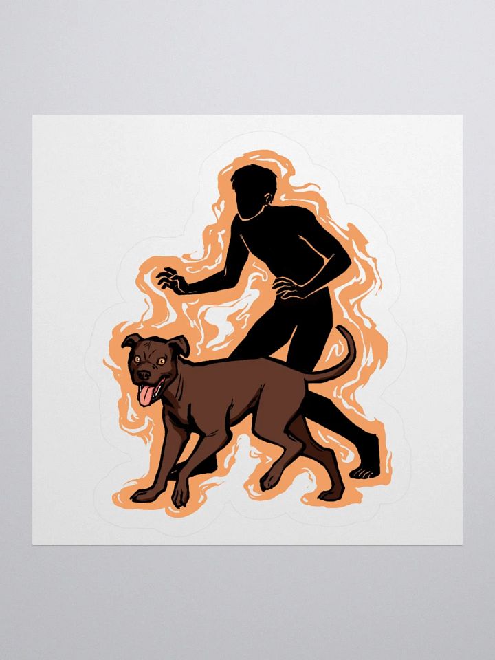 We're Wolves Kiss Cut Sticker product image (1)