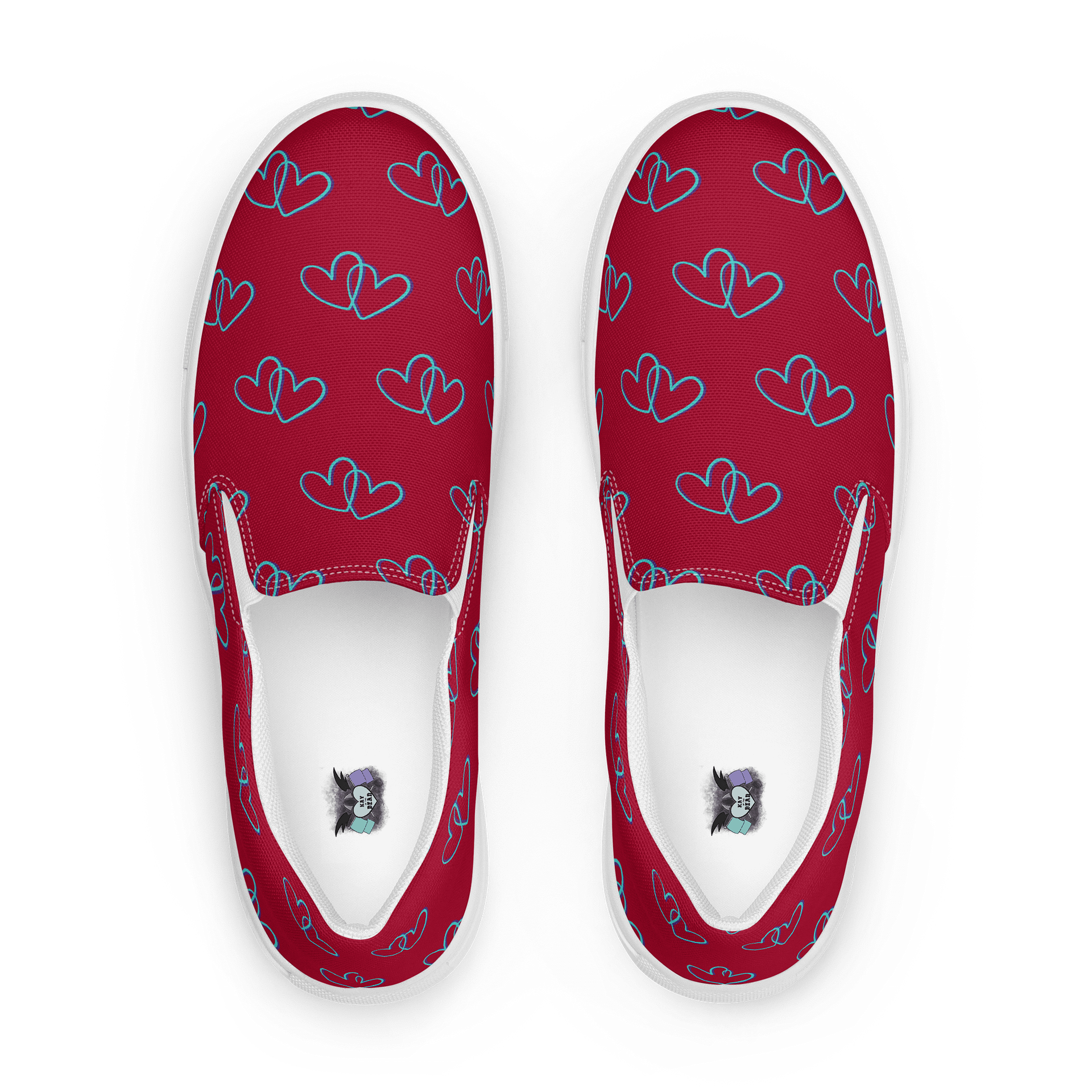 Red Heart Men's Canvas Slip-On Shoes product image (1)