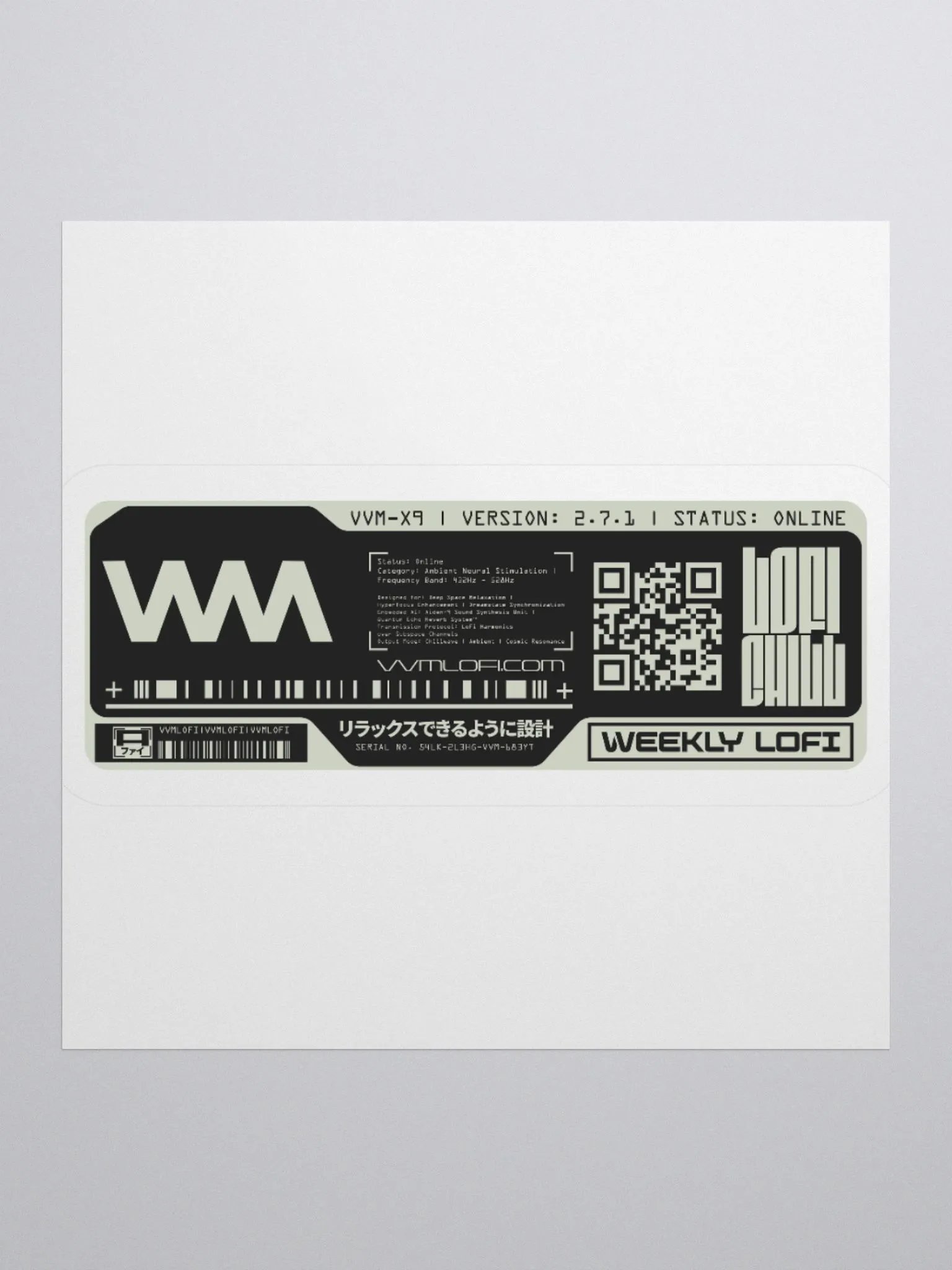 VVM CHIP Kiss Cut Sticker product image (2)