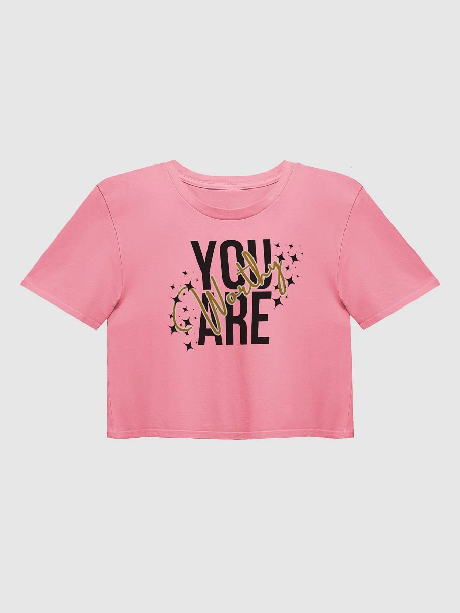 YOU ARE WORTHY - Women's Crop Top product image (4)