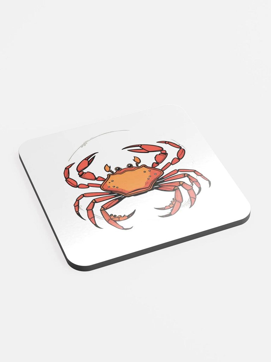 Raising the Bar: Glossy Crab Cork Coaster product image (2)