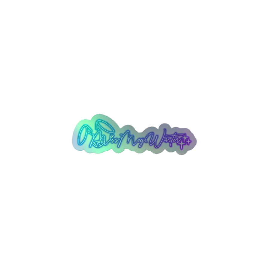Meg's Signature Holographic Sticker product image (1)